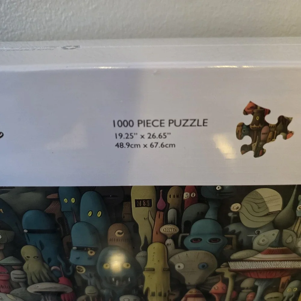 Naturelish Monster Characters 1000 Piece Jigsaw Puzzle Art Multi Color New